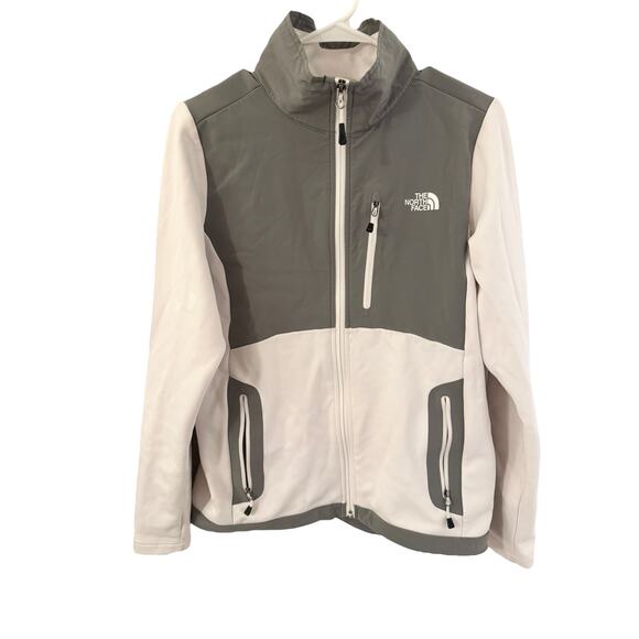 The North Face Women's Medium Cream Off White Full Zip Jacket Gorp Warm Winter - Picture 1 of 4